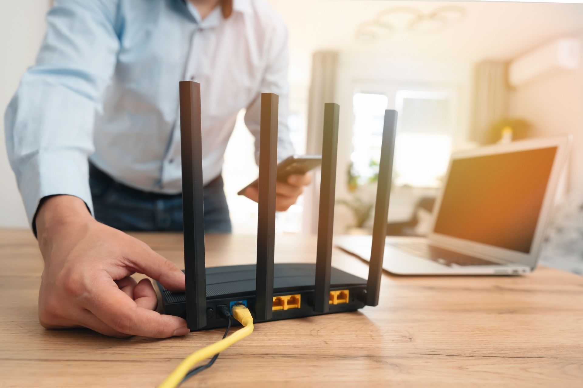 How is fiber optic cable typically terminated within a distribution panel?